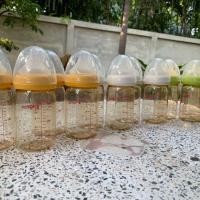 ราคา ขวดนม​ pigeon สีชา คอกว้าง 5 ออนซ์​ (มือสองสภาพดี)​ (2214579480)