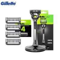 ราคา Gillette Labs Razor Aurora Series Flexdisc ใบมีดเหนี่ยวนํา 5 ชั้น Sharp เคราโกนหนวดมีดโกนสําหรับผู้ชายพร้อมขาตั้ง (26857869333)