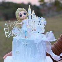 ราคา ตุ๊กตาเจ้าหญิงเอลซ่า โมเดลเจ้าหญิงดิสนีย์ ตุ๊กตาแต่งเค้กพร้อมส่ง (27066354820)