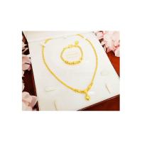 ราคา เซตเต๋ากลมคั่นโอ่งระย้า สร้อยคอหนัก 1 บาท สร้อยข้อมือหนัก 1 บาท งานเคลือบทอง 3-4 ไมครอน (5011037908)