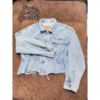 ราคา แจ็กเก็ตยีนส์ แบรนด์นิยมยีนส์ แท้มือ2 (24259722422)