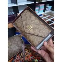 ราคา กระเป๋าสตังค์ Coachใบกลาง (6486841677)