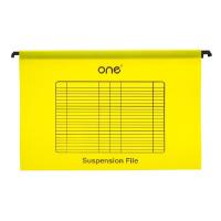 ราคา ONE แฟ้มแขวนพลาสติก F4 สีเหลือง (10เล่ม/แพ็ค) (25802036376)