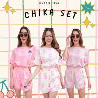 ราคา Chika Set | ชุดเซ็ท2ชิ้น ลายchanel เซ็ทเสื้อแขนสั้นผ้านิ่มใส่สบายกับกางเกงขาสั้น (งานตรงปก) (18985568558)