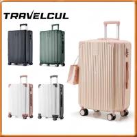 ราคา 【สต็อกไทยพร้อมส่ง】TRAVELCUL กระเป๋าล้อลาก กระเป๋าแฟชั่น 20/24/28 นิ้วหลายสีให้เลือกวัสดุคอมพิวเตอร์ที่มีประสิทธิภาพทนทานมากขึ้น (24481658231)
