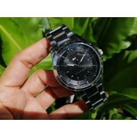 ราคา นาฬิกา Tommy Hilfiger 1791460 THE ESSENTIALS BLACK DIAL SILVER STAINLESS MENS WATCH (11748150866)