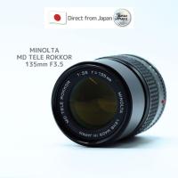 ราคา [ใช้ในญี่ปุ่น] " เลนส์วินเทจ " MD TELE ROKKOR 135mm f/3.5 Minolta Japan (27412777511)