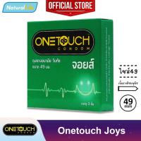 ราคา Onetouch Joys Condom ถุงยางอนามัย วันทัช จอยส์ ผิวเรียบ ขนาด 49 มม. 1 กล่อง(บรรจุ 3 ชิ้น) (16759943982)