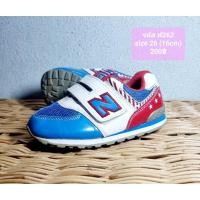 ราคา New balance รองเท้าเด็กมือสองของแท้ สภาพดี รหัส ฟ262 (16041693801)