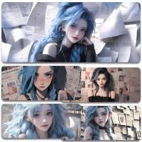 ราคา ♞,♘,♙League of Legends Jinx แผ่นรองเมาส์เกม E-Sports แผ่นรองโต๊ะคอมพิวเตอร์ (27052598309)