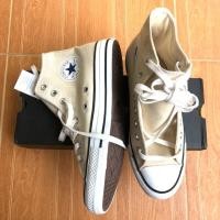 ราคา รองเท้า Converse หุ้มข้อ สีครีม Glitter ของแท้ % (855624475)