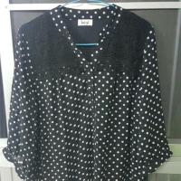 ราคา เสื้อสีดำ ผ้าเกาหลี มือสอง ราคาถูกมาก สภาพดี เบอร์ 42 (321491902)