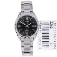 นาฬิกาข้อมือ Casio Lady ขอบหยักร่องสไตล์ Rolex LTP-1302D-1A2VDF 