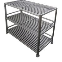 Sanki ชั้นคว่ำจานอลูมิเนียม 3 ชั้น แบบมีถาดรอง ขนาด 82 x 42 x 85 ซม. รุ่น DSA MT3S