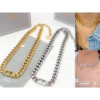 ราคา 100% ของแท้แท้ใหม่ DIOR CD ตัวอักษรแฟชั่นสร้อยคอ (27773419537)