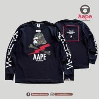 ราคา Used | AAPE By A Bathing Ape Long-Sleeve T-Shirt มือสอง✨ (22570740115)