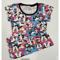 ราคา เดรสเสื้อยืดคอกลมมือสอง แขนสั้น ลายการ์ตูน ลายมิกกี้เม้าส์ เหมาะสำหรับสาวตัวเล็ก ไซต์ S (10679125420)