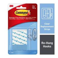 ราคา 3m Command Clear Medium Refill Strips (900g) 9 แถบ (22343353730)