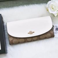 ราคา #กระเป๋าสตางค์ใบยาวโค้ชแท้ SLIM ENVELOPE WALLET IN SIGNATURE COACH F54022 (3900426351)