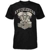 ราคา (เสื้อยืดพิมพ์ลาย) ขายเสื้อยืดลําลอง แขนสั้น พิมพ์ลาย Harley Davidson สีดํา สําหรับผู้ชาย 30298302 Harley-davidson V (27055989667)