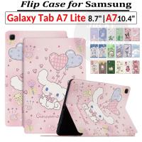 ราคา ใหม่ เคสโทรศัพท์มือถือหนัง PU ฝาพับ ลายการ์ตูนน่ารัก พร้อมขาตั้ง สําหรับ Samsung Galaxy Tab A7 Lite 8.7 นิ้ว SM-T225 SM-T220 T227 | TabA7 10.4 นิ้ว SM-T500 SM-T505 SM-T509 (25464632135)