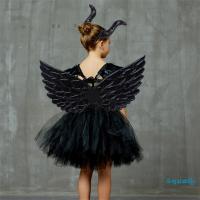 ราคา Aqq-kids Unisex ฮาโลวีนเครื่องแต่งกาย Prop ปีกสีทึบ Devil tiddings Horn Hair Hoop อุปกรณ์เสริมสําหรับคอสเพลย์ (27360315423)
