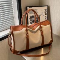 ราคา กระเป๋าถือผ้าใบสำหรับเดินทางระยะสั้นเรียบง่ายกระเป๋าเดินทางแฟชั่นกระเป๋าเดินทาง (25127652312)