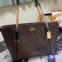 ราคา Coach Ava Chain Tote In Signature Canvas (3634074969)