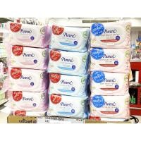 ราคา [4ห่อ] เพียวรีน ทิชชู่เปียก ผ้าเปียก เบบี้ไวพส์ PUREEN Baby Wipes 70,80แผ่น (2286025438)
