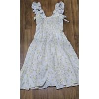ราคา ชุดเดรส ลายดอกสีขาวเหลือง (27876442075)