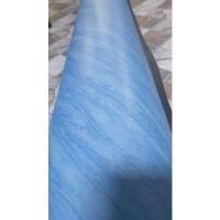 ราคา เสื่อน้ำมันสีฟ้าเนื้อหนาพิเศษ ผิวด้าน ไม่ลื่น หน้ากว้าง 2 เมตร (20561676677)