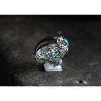 ราคา แหวนเล็บหมี เทอร์ควอยซ์ เงินแท้ งานมือ 4 (20547046882)