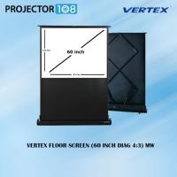 ราคา VERTEX Floor Screen 60 Inch อัตราส่วน 4:3 (122 x 92 cm.) MW *โปรดแจ้งเบอร์โทรทางช่องแชท* (19340225639)