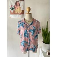 ราคา เสื้อฮาวายลายดอกสไตล์วินเทจ (20377637273)