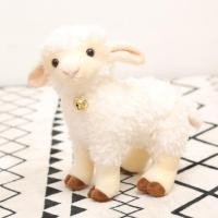 ราคา ของเล่นตุ๊กตาแกะน้อยเหมือนจริงพร้อมกระดิ่ง แกะน้อย ตุ๊กตาอัลปาก้า ของขวัญวันเกิด แพะขาว สำหรับเด็กชายและเด็กหญิง (28227048036)