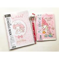 ราคา Datebook / Schedule book / สมุดโน้ตปฏิทิน2018 ลาย My Melody (796090466)