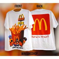 ราคา เสื้อยืด Mcdonalds แมคโดนัล fries ผ้าขาว (27369609958)