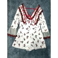 ราคา จั๊มสูทงานป้ายมือ 1 ป้ายbo rich ta ลายสวยมากน่ารักที่สุด (8733405661)