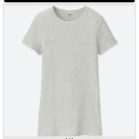 ราคา เสื้อยืดผ้าร่องเล็ก uniqlo (4156646794)