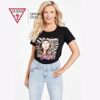ราคา GUESS เสื้อยืดผู้หญิง รุ่น QBRI26KAK91 สีดำ (24652110179)