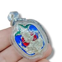 ราคา MUT[88]เหรียญท้าวเวสสุวรรณรุ่นเจ้าสัวพันล้าน หลวงปู่จันทร์ เลี่ยมกรอบกันน้ำอย่างดี เนื้อกะไหล่เงินลงยาเส้นกรอบกันน้ำ (22045362094)