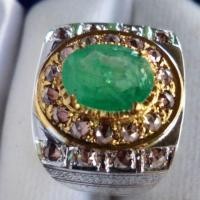 ราคา แหวนเงินแท้มรกตโคลัมเบีย (3127350910)