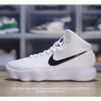 ราคา Off-white x Nike REACT Hyperdunk 2017 รองเท ้ าผ ้ าใบลําลอง Super Dunk เหมาะสําหรับเล ่ นบาสเก ็ (29357793657)