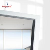 ราคา ส่งฟรี Polywood โพลีวูด วงกบ uPVC สีขาว รุ่น V-Series วงกบประตู มีบัว ขนาด 70/ 80/ 90 x 200 cm. วงกบสีขาว (20752718708)