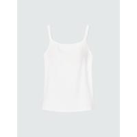 ราคา เสื้อกล้ามบราท็อปผ้าร่องสีขาวยูนิโคล่ Bartop uniqlo airism ไซส์L (26864424894)