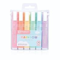 ราคา ปากกาไฮไลท์ ปากกาเน้นข้อความ ตราช้าง สีพาทเทล (17627499850)