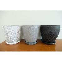 ราคา กระถางดินเผาลายหินอ่อน ขนาด 9 นิ้ว/ 11 นิ้ว (5641899345)