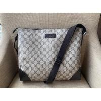ราคา ของแท้ Used GUCCI GG Plus Monogram Messenger Bag (7362826292)