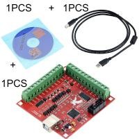 ราคา 3 ชิ้น/เซ็ต 1PCS MACH3 Breakout board + 1PCS USB Wire + 1PCS CD CNC USB 100Khz 4 แกนอินเทอร์เฟซdriver motion controller ไดรฟ์ (22468835490)
