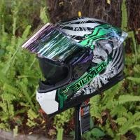 ราคา หมวกกันน็อค Bilmola รุ่น Defender Blackhole สีเขียว (6631910457)